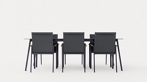 Lyra Dining Set 3D
