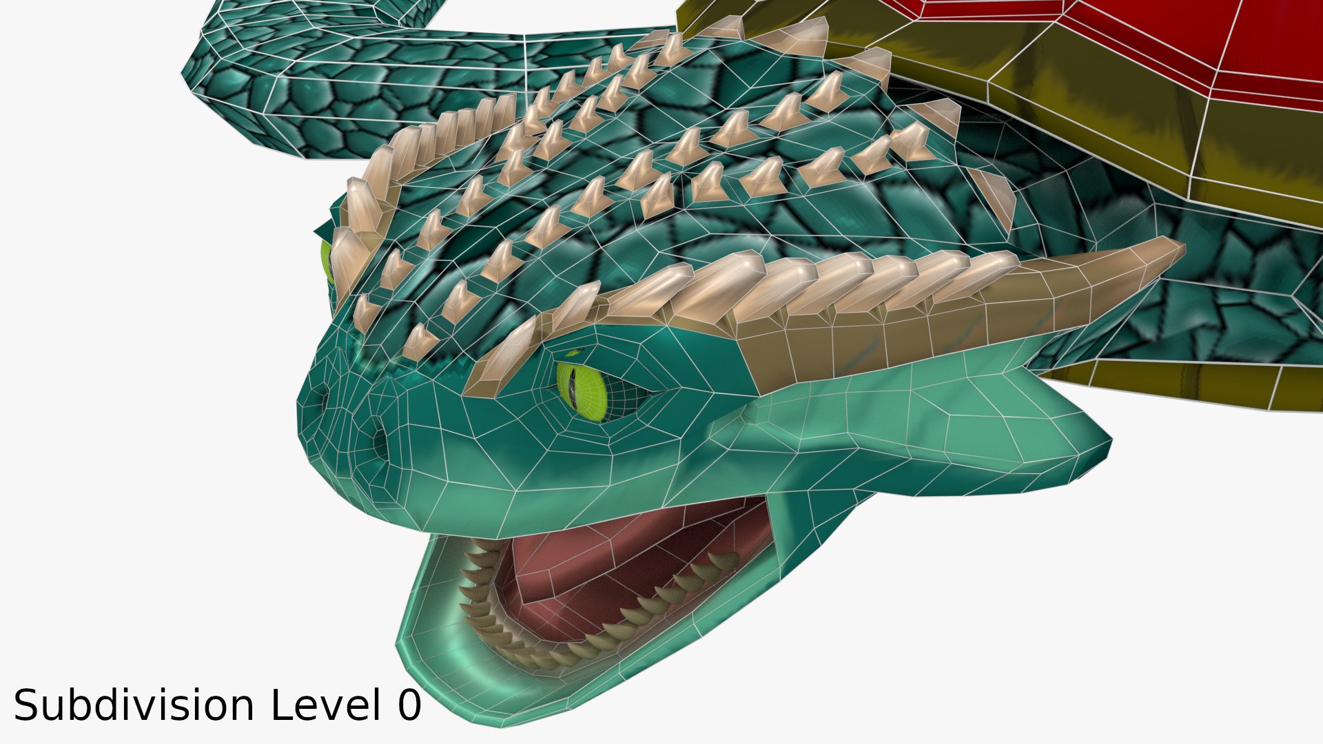 3D Dragon Turtle - TurboSquid 1312374