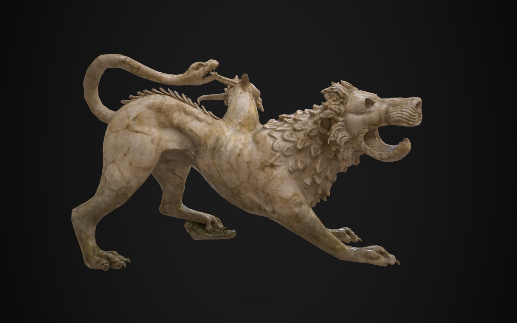 Ancient Chimera 3D - TurboSquid 1181566