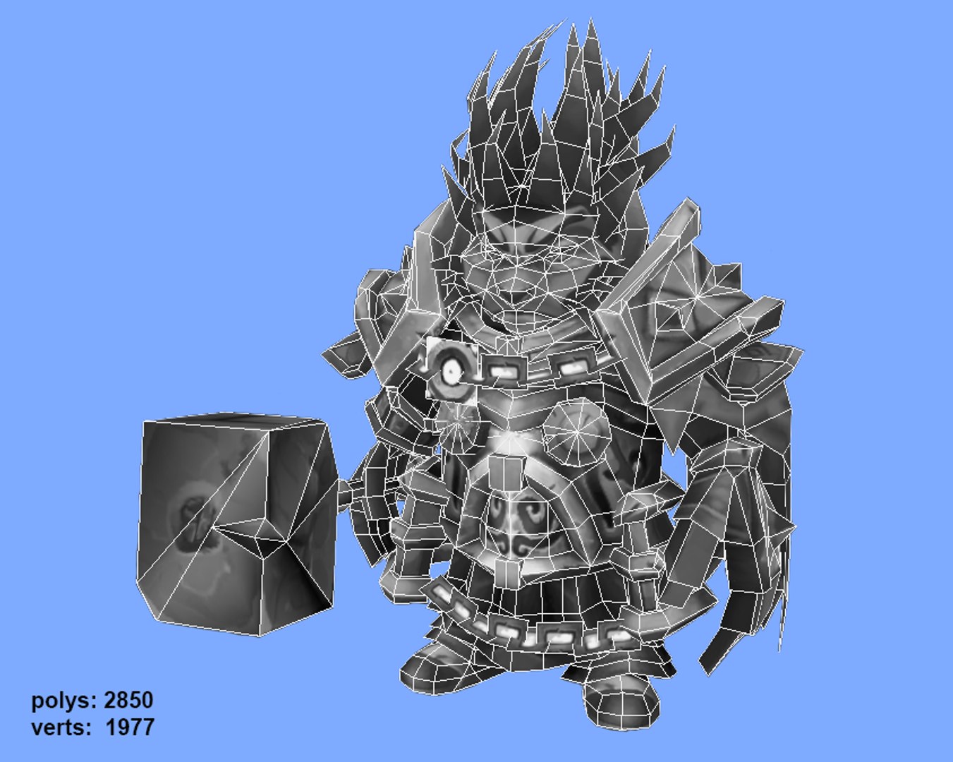 3dsmax Rigged Character