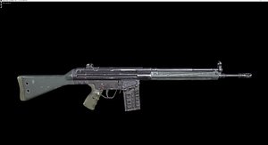 g3 a3 assault rifle 3D