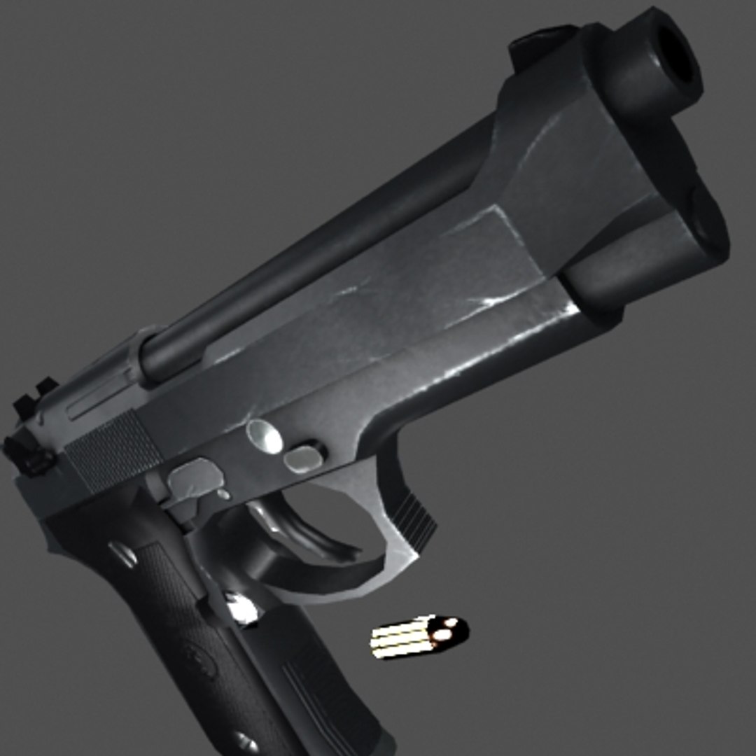 Beretta M9 3d Max