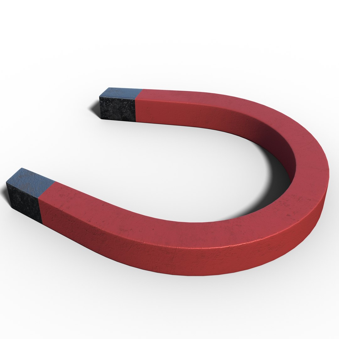 3D Horsehoe Magnet Model - TurboSquid 2088839