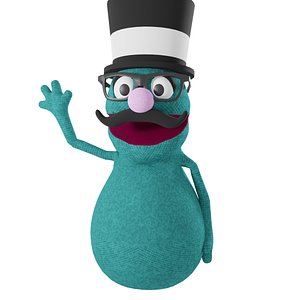 Muppet-Style Puppet Base With Rig