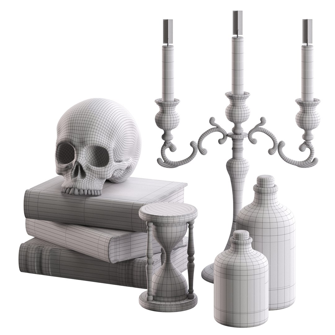 Gothic Occult Decoration Set 3D https://p.turbosquid.com/ts-thumb/NP/SpzGVQ/LG/wire/png/1757949268/1920x1080/fit_q87/a1e35f9cc8ecee85638a4a5f813859a5d125e30c/wire.jpg