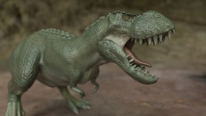 3D realistic vastatosaurus rex model