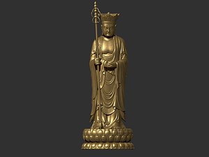 Ksitigarbha Bodhisattva 3D model