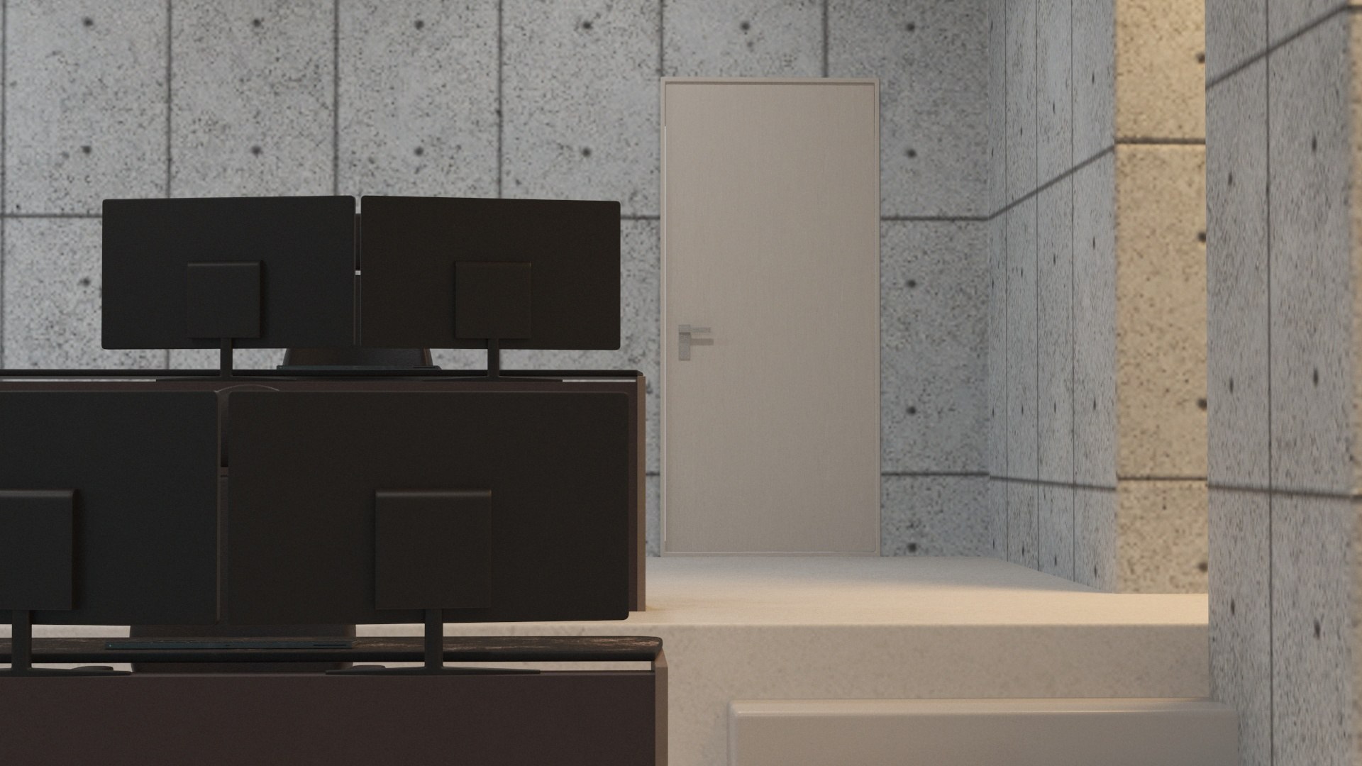 3D Control Room - TurboSquid 2202812
