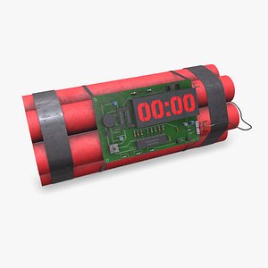 Time Bomb Low-poly PBR