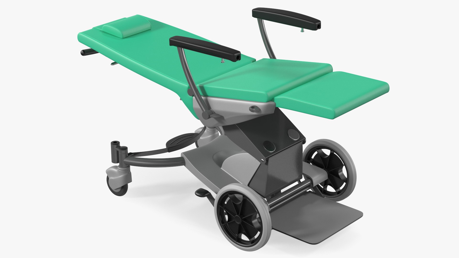 Multifunctional Transport Chair Unfolded 3D model preview