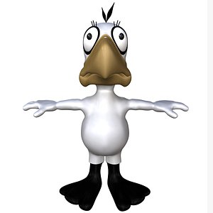 3D Duck Character
