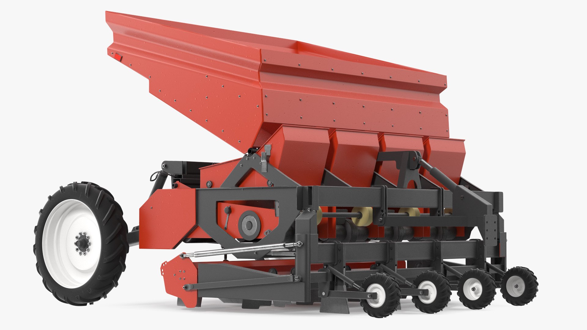 Potato Planter Red 3D model preview