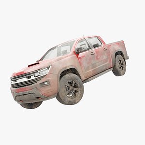 Generic Modern Pickup Truck Dirt and Mud 3D