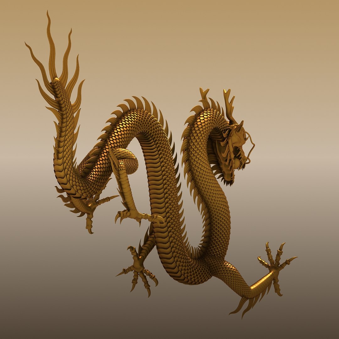 Chinese Dragon 3d 3ds