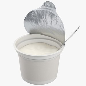 Opened Yogurts Cup