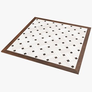 White Paldao Basket Weave Floor model