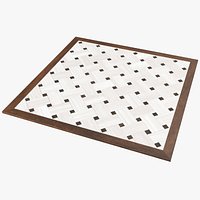 White Paldao Basket Weave Floor