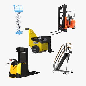 3D Warehouse Equipment Collection model