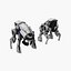 Cane robot animato