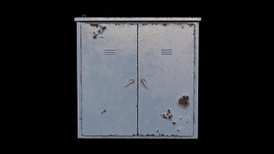 3D model Electric box Low-poly