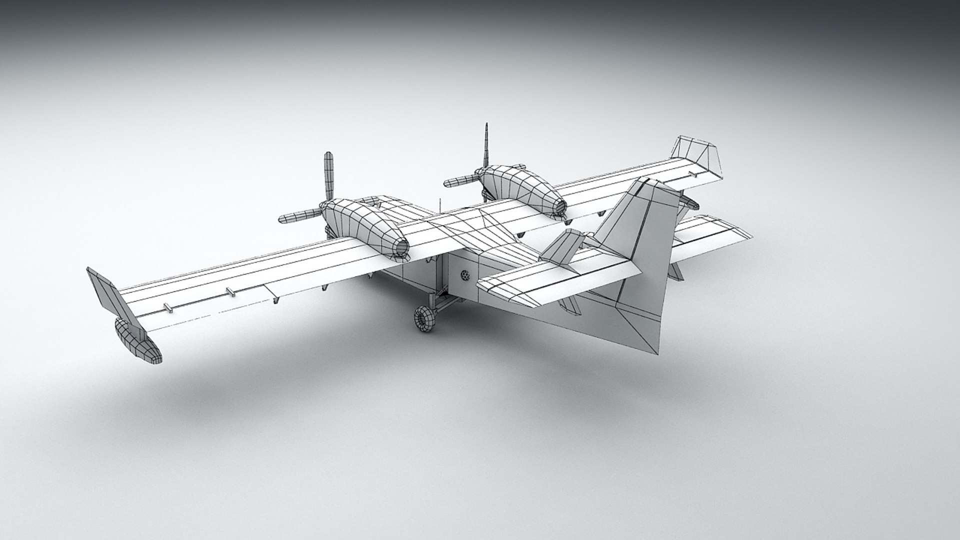 3d Model Canadair Cl-415