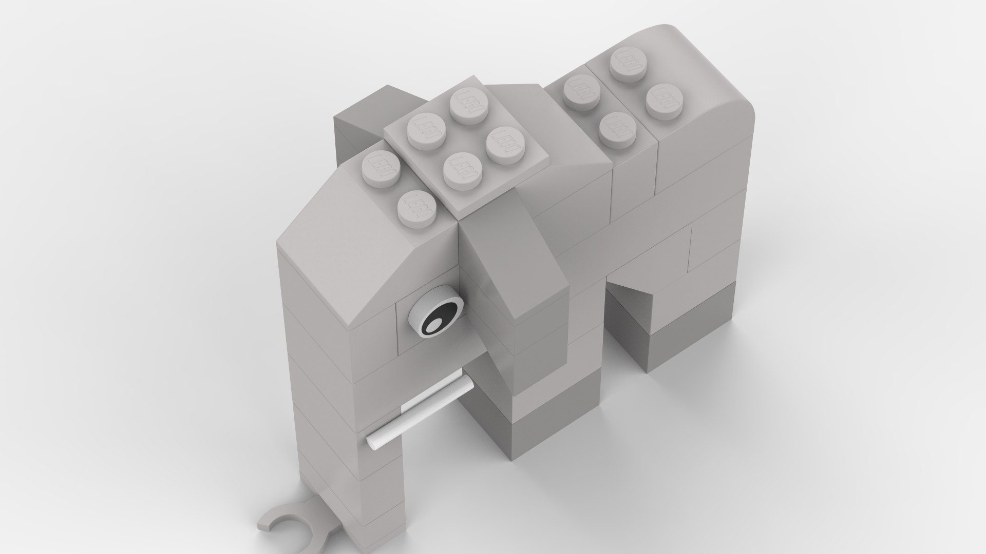 Easy lego elephant hot sale