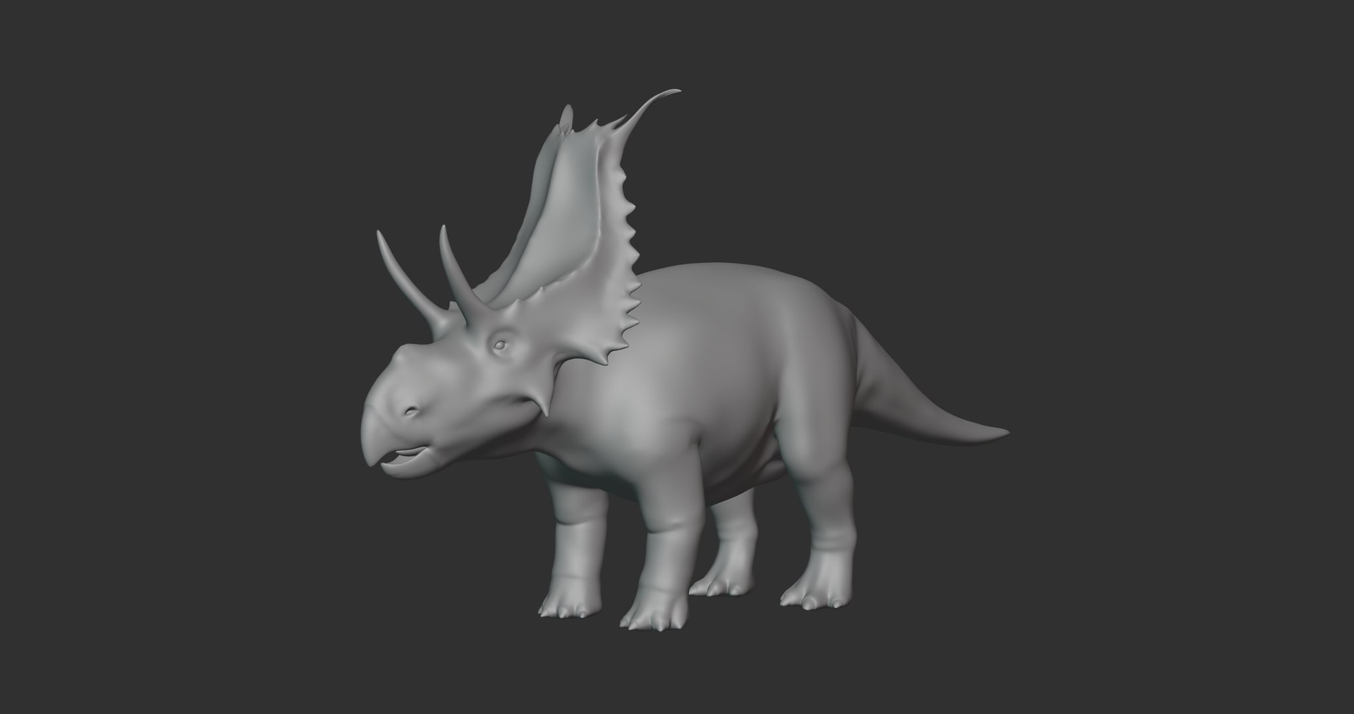 Diabloceratops Basemesh Low Poly model - TurboSquid 1993657