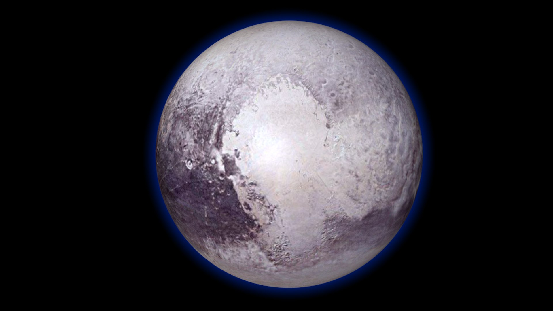 3D planet pluto snow - TurboSquid 1613189