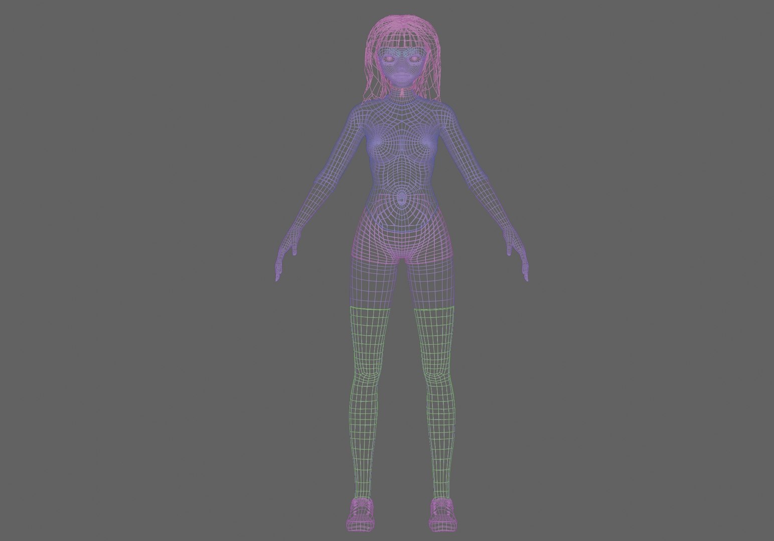 3D Sweet Anime Girl V33866 - TurboSquid 2271571