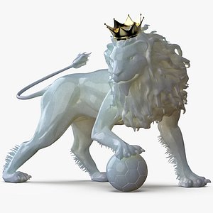 Statue Lion model