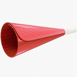 noisemaker holiday fiesta 3D model