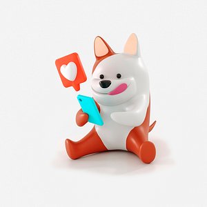 toy puppy 3D model