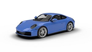 3D model Porsche 911 Carrera 2025 3d model