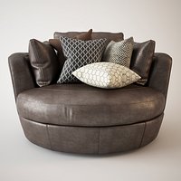 Armchair Snuggle Leather