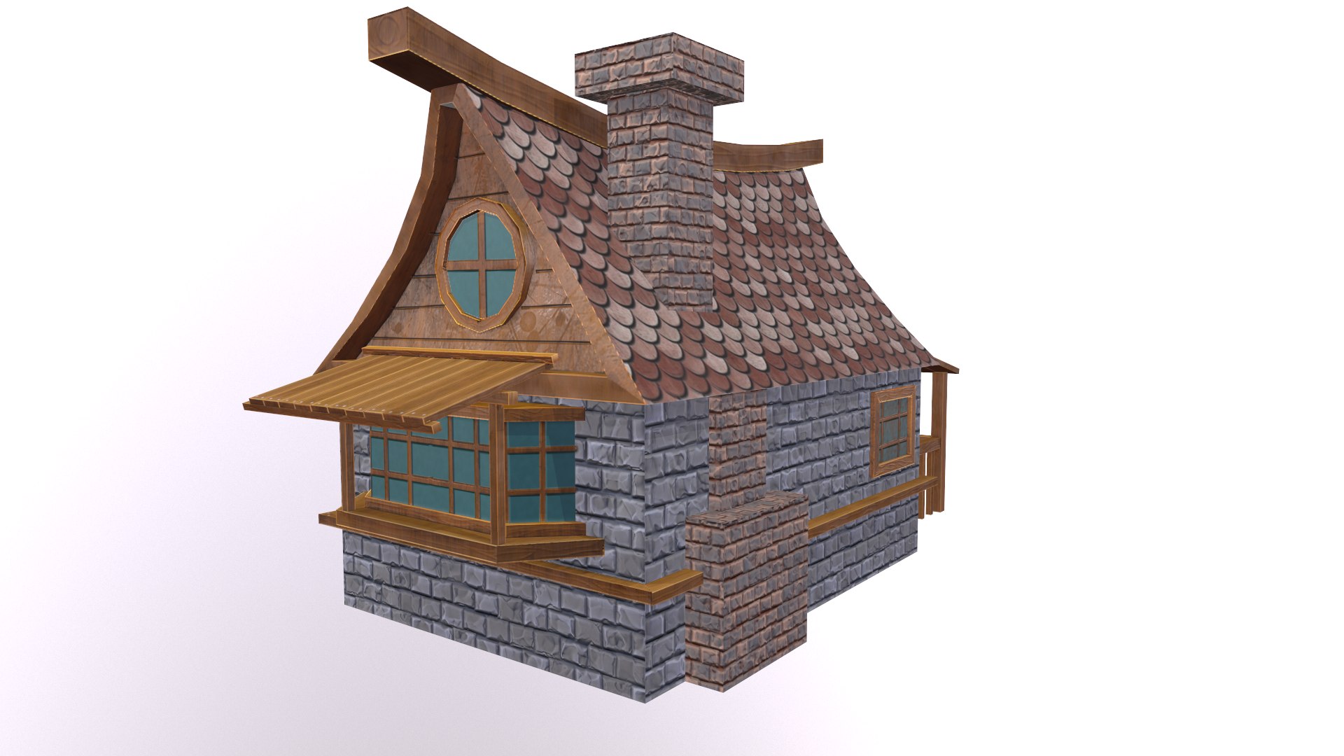 3D Stylized House - TurboSquid 1983742