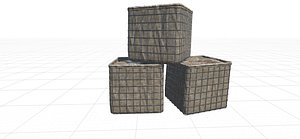 basket barricade hesko 3D model