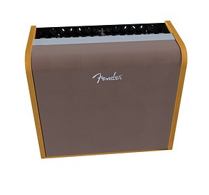 fender acoustic 100 amplifier 3D model