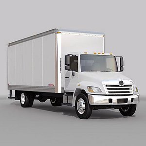 Hino box truck 01