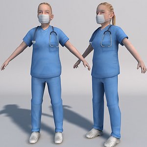 3dsmax nurse realtime games