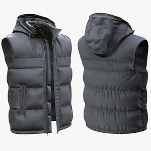 3D Man and Woman in Jacket 65 model