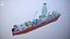 Modern Generic Drill Ship RUSTED