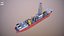 Modern Generic Drill Ship RUSTED