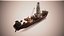 Modern Generic Drill Ship RUSTED