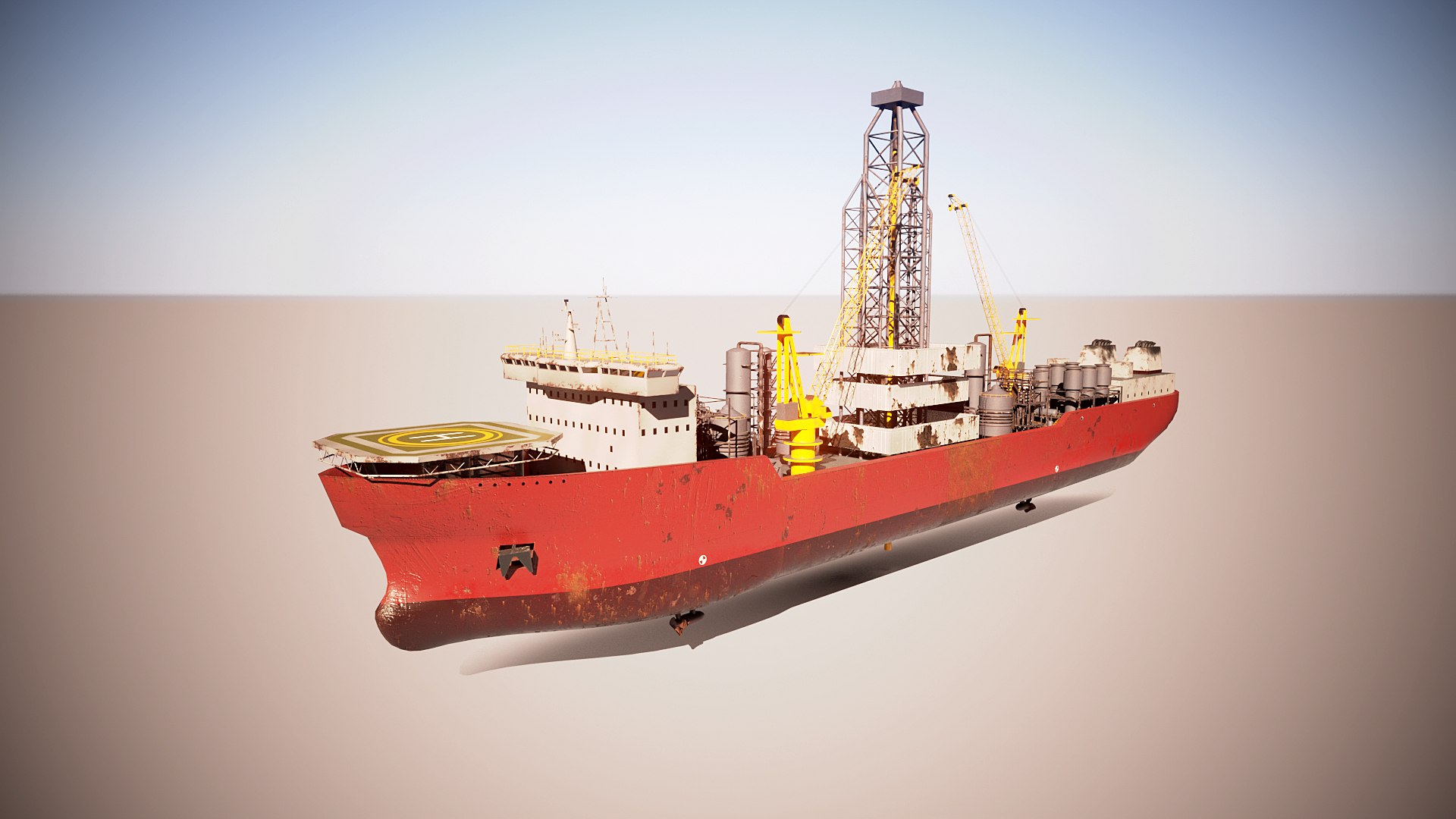 Modern Generic Drill Ship RUSTED model https://p.turbosquid.com/ts-thumb/NQ/hlMz2H/ra/drillship_rust_0000/png/1723142591/1920x1080/fit_q87/706b962a00f80cdc5cb5288bd7f927dd9afeb319/drillship_rust_0000.jpg