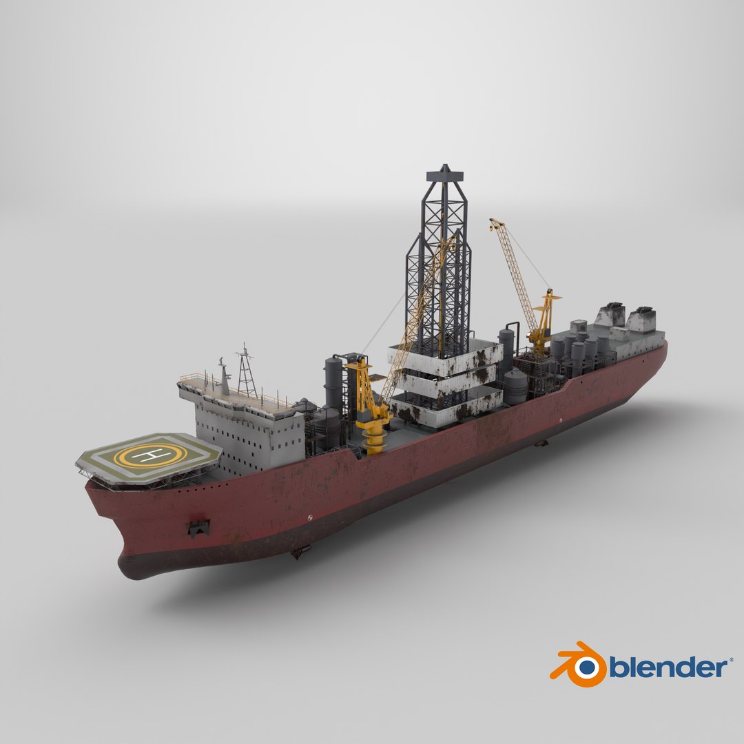 Modern Generic Drill Ship RUSTED model https://p.turbosquid.com/ts-thumb/NQ/hlMz2H/uY/stemcell_blender_cycles_render/png/1727787052/1920x1080/fit_q87/5981ee49cd0254f91432a24c251c1b2be2a528cb/stemcell_blender_cycles_render.jpg