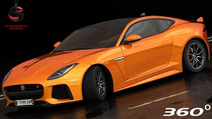 3d f-type svr 2017 interior