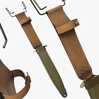 U S Military M8A1 Sheath for M7 Bayonet Olive