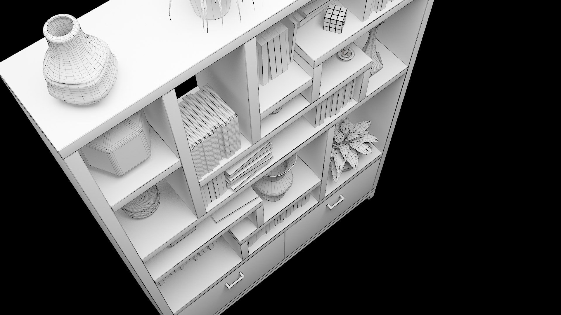 Bookshelf Next Bronx 3D model TurboSquid 2052703