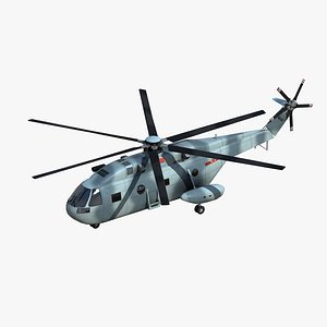 z18 assault helicopter 3D model