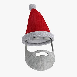 3D Low-poly Santa Claus Decorations V3 model